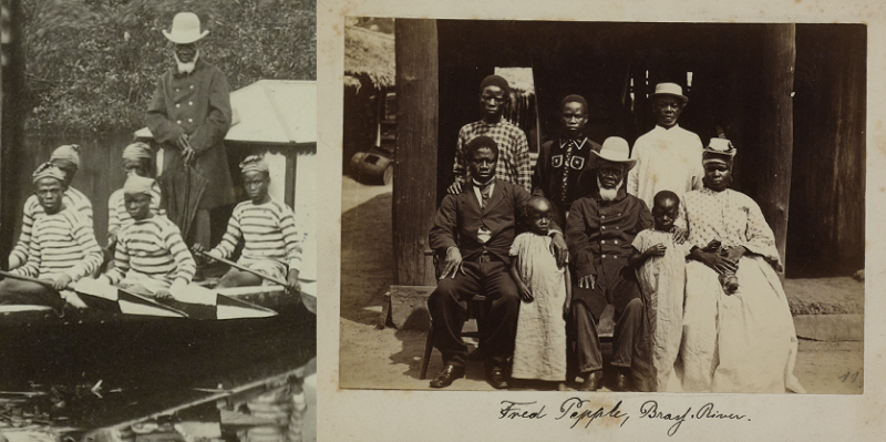 Left: RV-A274-40. Right: RV-A45-78, Fred Pepple, Brass River. c. 1882