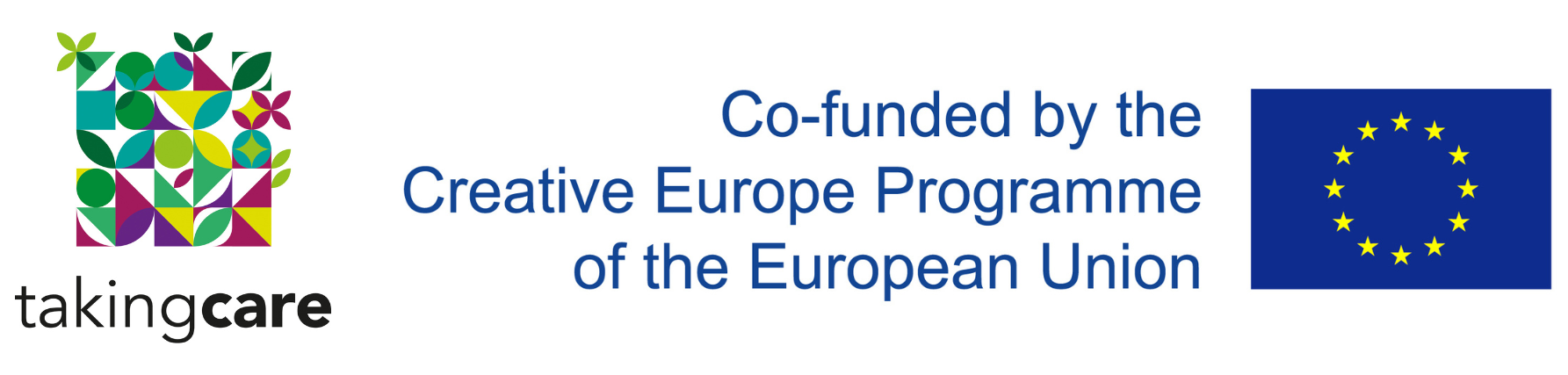 Logo Taking Care and Creative Europe