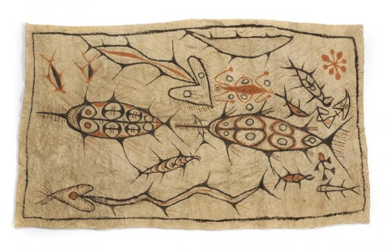 Figure 2 Lake Sentani barkcloth, RV-3600-7499