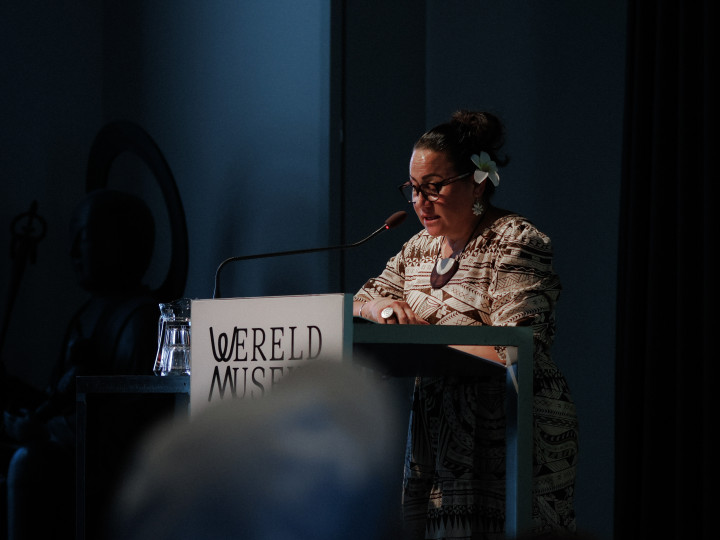 Dagmar Vaikalafi Dyck at Wereldmuseum Leiden (credits: The Moanan)