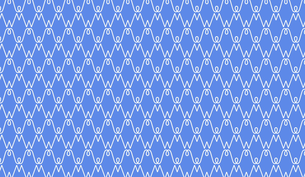 WM pattern Blauw