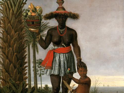 Albert Eckhout, African Woman and Child, 1641, oil on canvas, National Museum of Denmark.  
